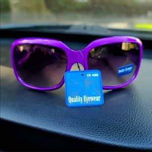 Purple sunglasses quality eyewear